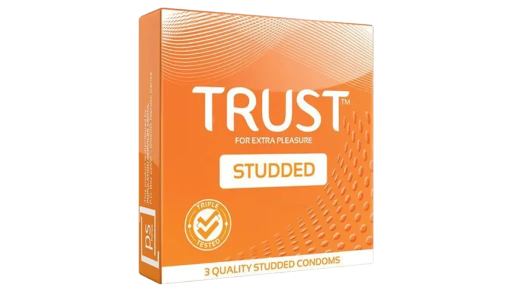 Trust condoms studded 3 pack featured image